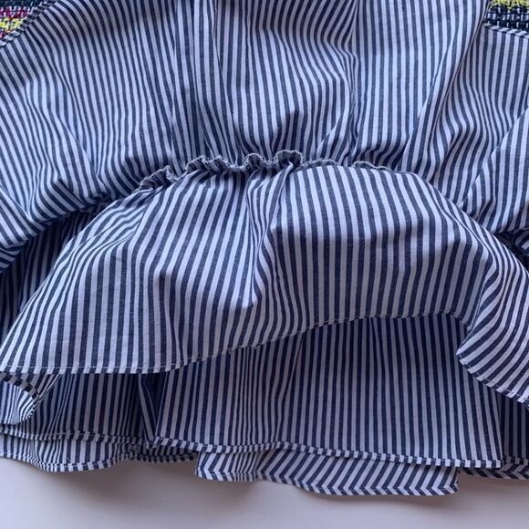 New Parker ruffle mini Skirt in Blue and pink Sz 10 - Picture 12 of 16